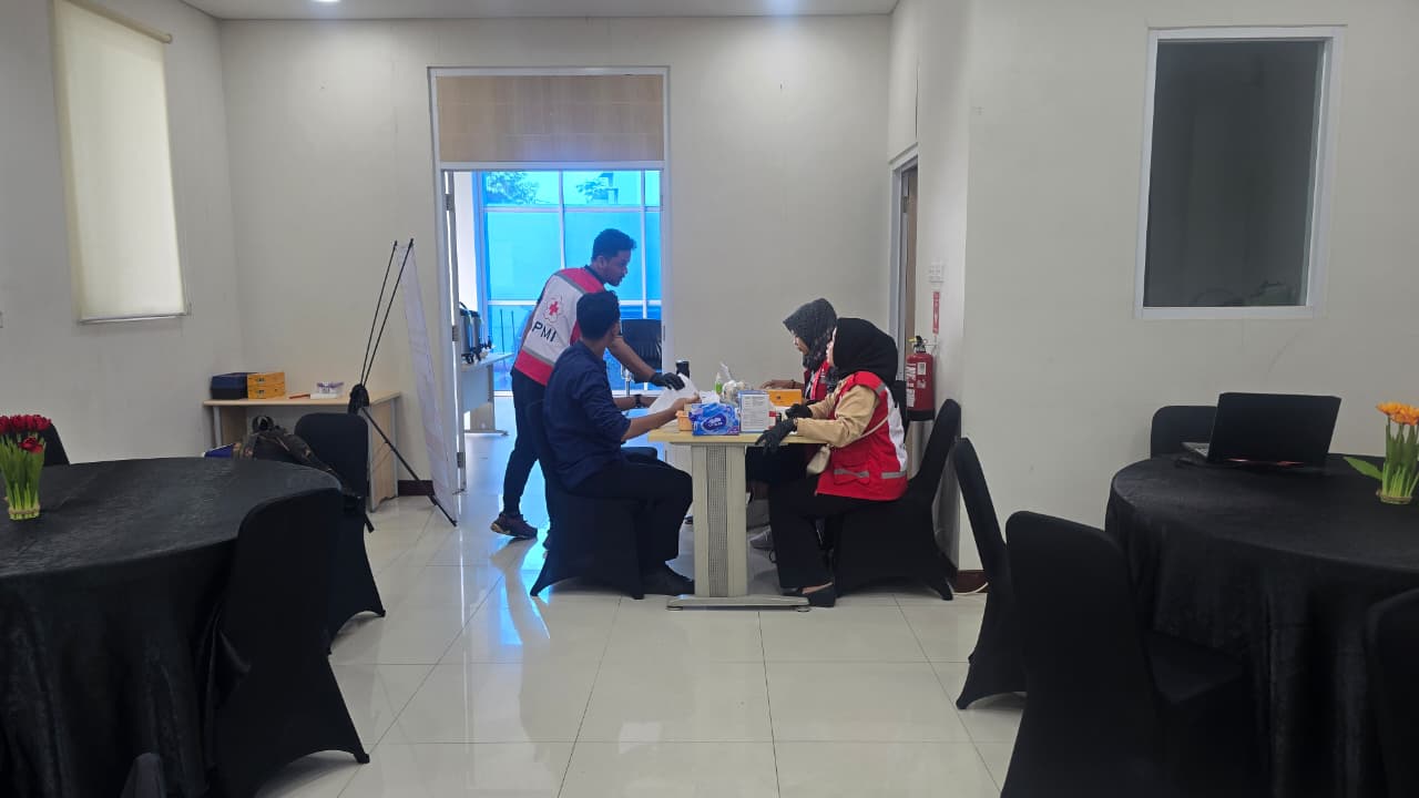 Kegiatan Donor Darah Di PT TASPEN