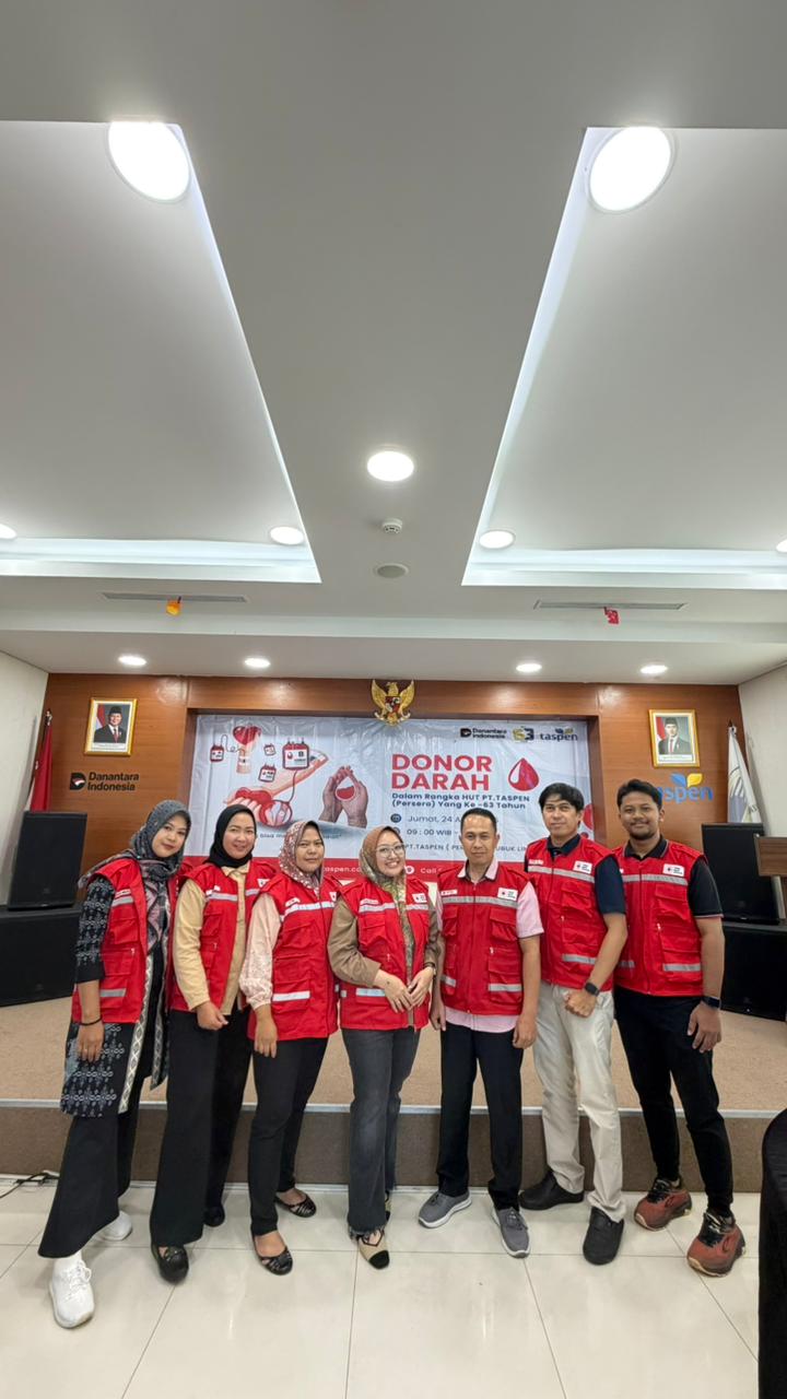 Kegiatan Donor Darah Di PT TASPEN