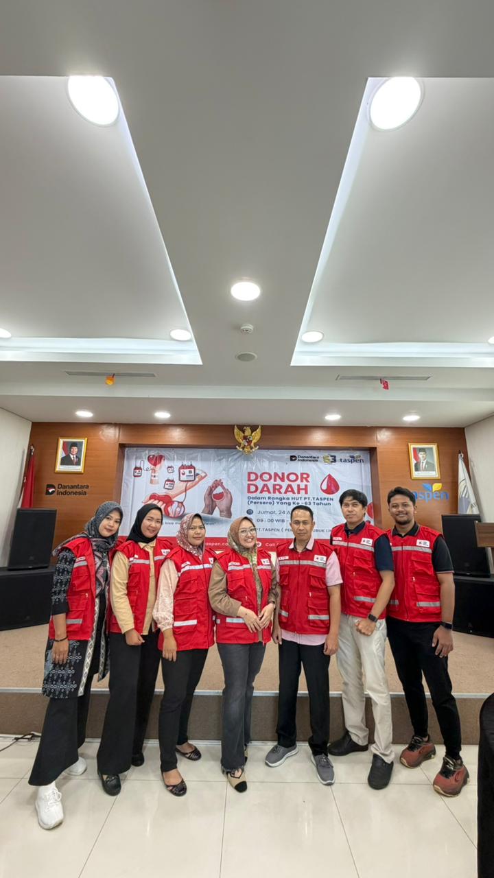 Kegiatan Donor Darah Di PT TASPEN