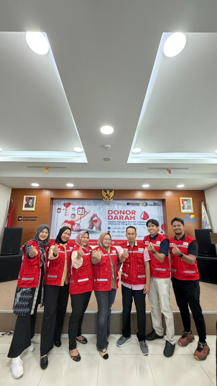 Kegiatan Donor Darah Di PT TASPEN