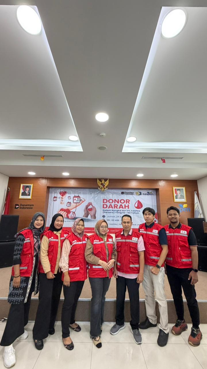 Kegiatan Donor Darah Di PT TASPEN