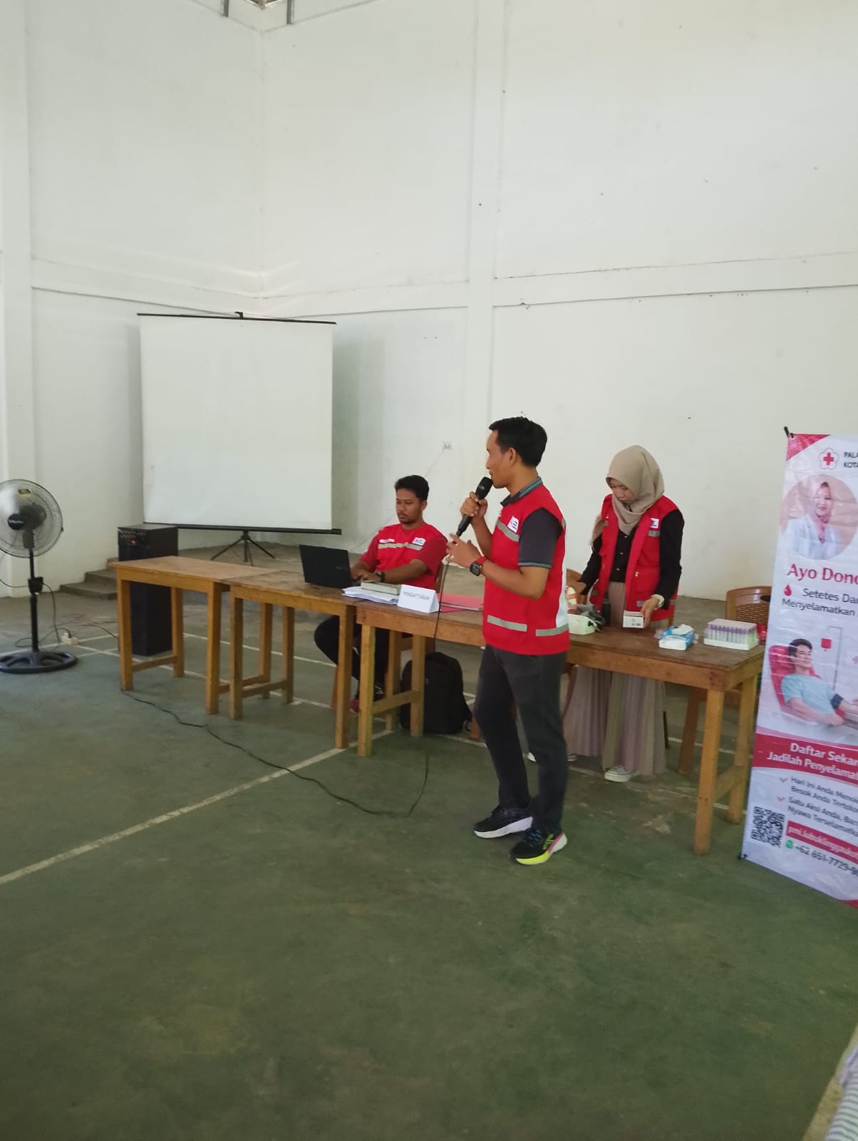 Kegiatan Donor Darah di Polsek Purwodadi