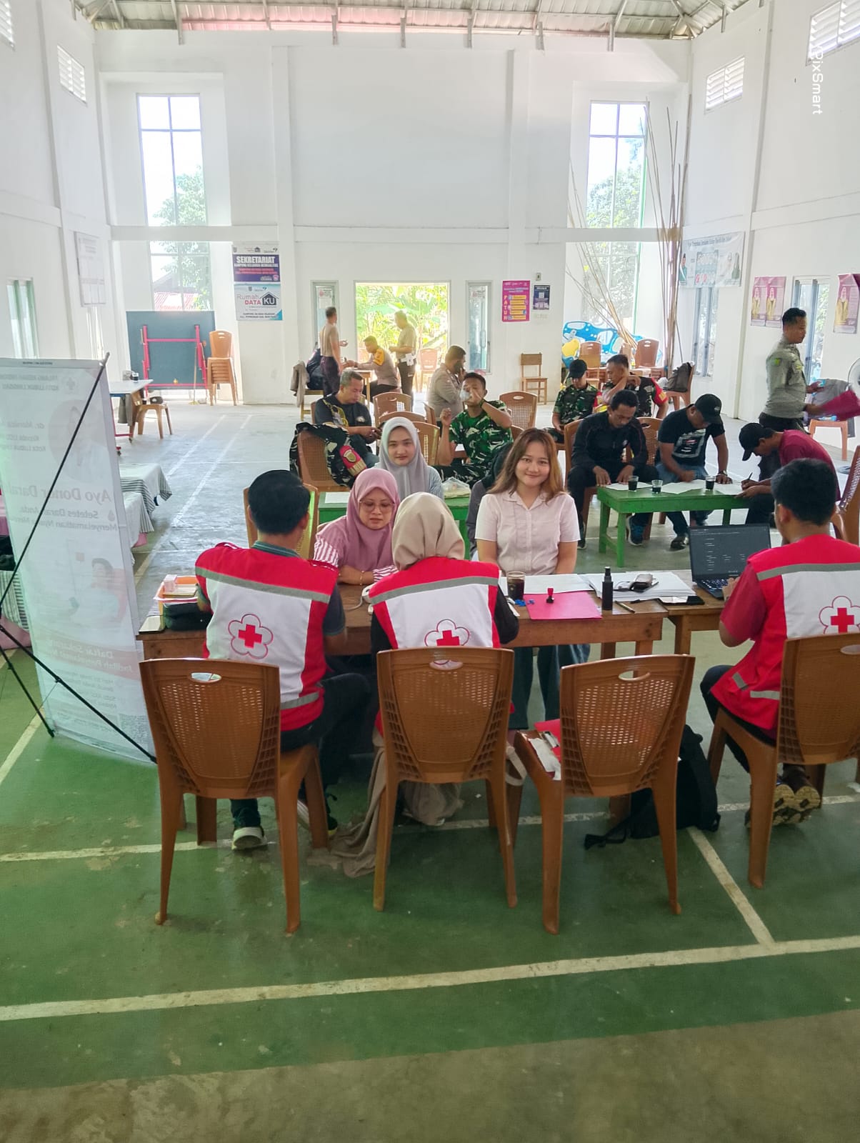Kegiatan Donor Darah di Polsek Purwodadi