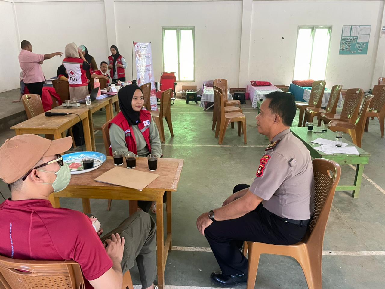 Kegiatan Donor Darah di Polsek Purwodadi
