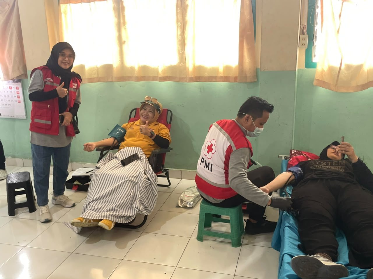 Kegiatan Donor Darah Di Xaverius Lubuk Linggau
