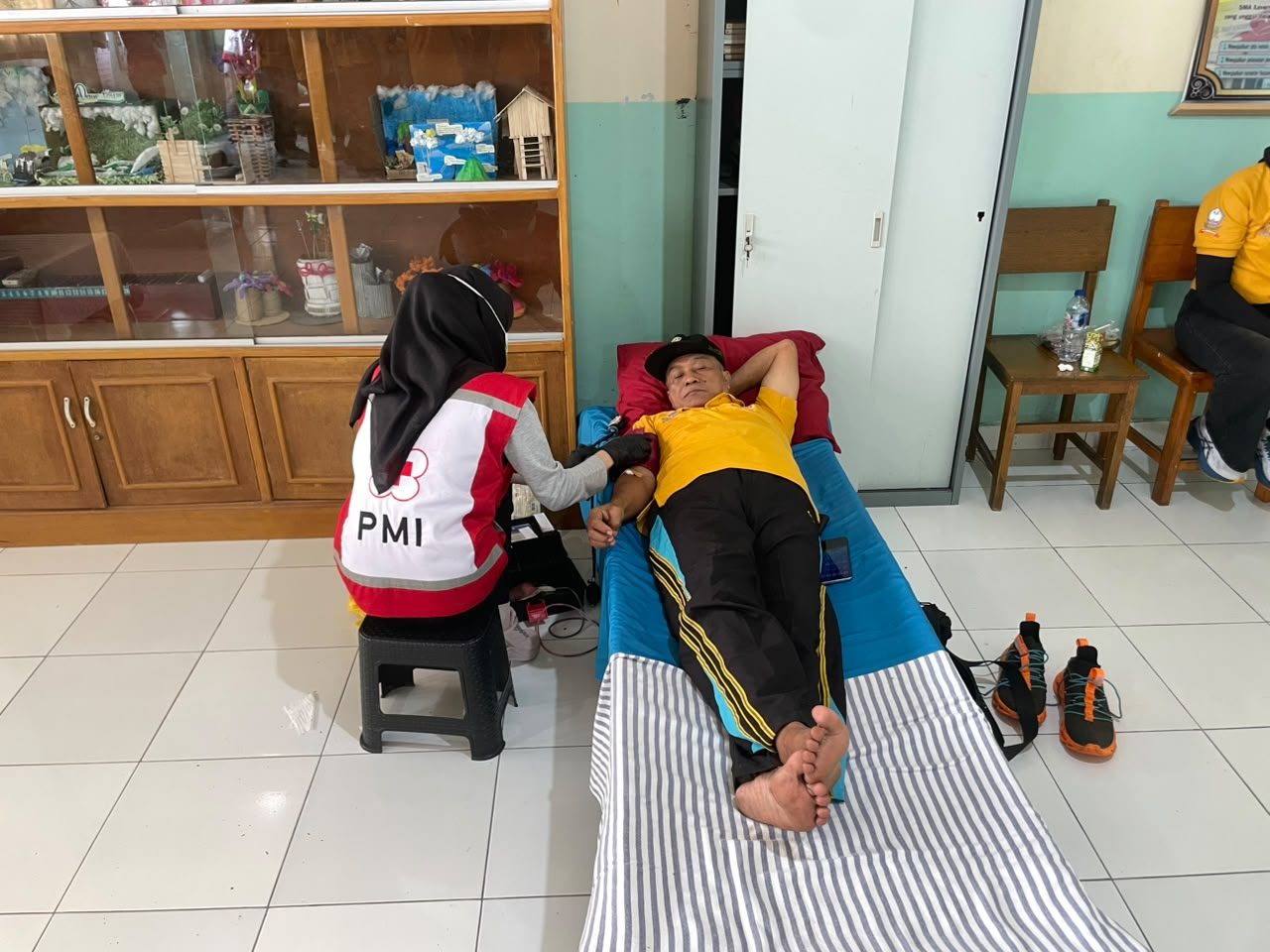 Kegiatan Donor Darah Di Xaverius Lubuk Linggau