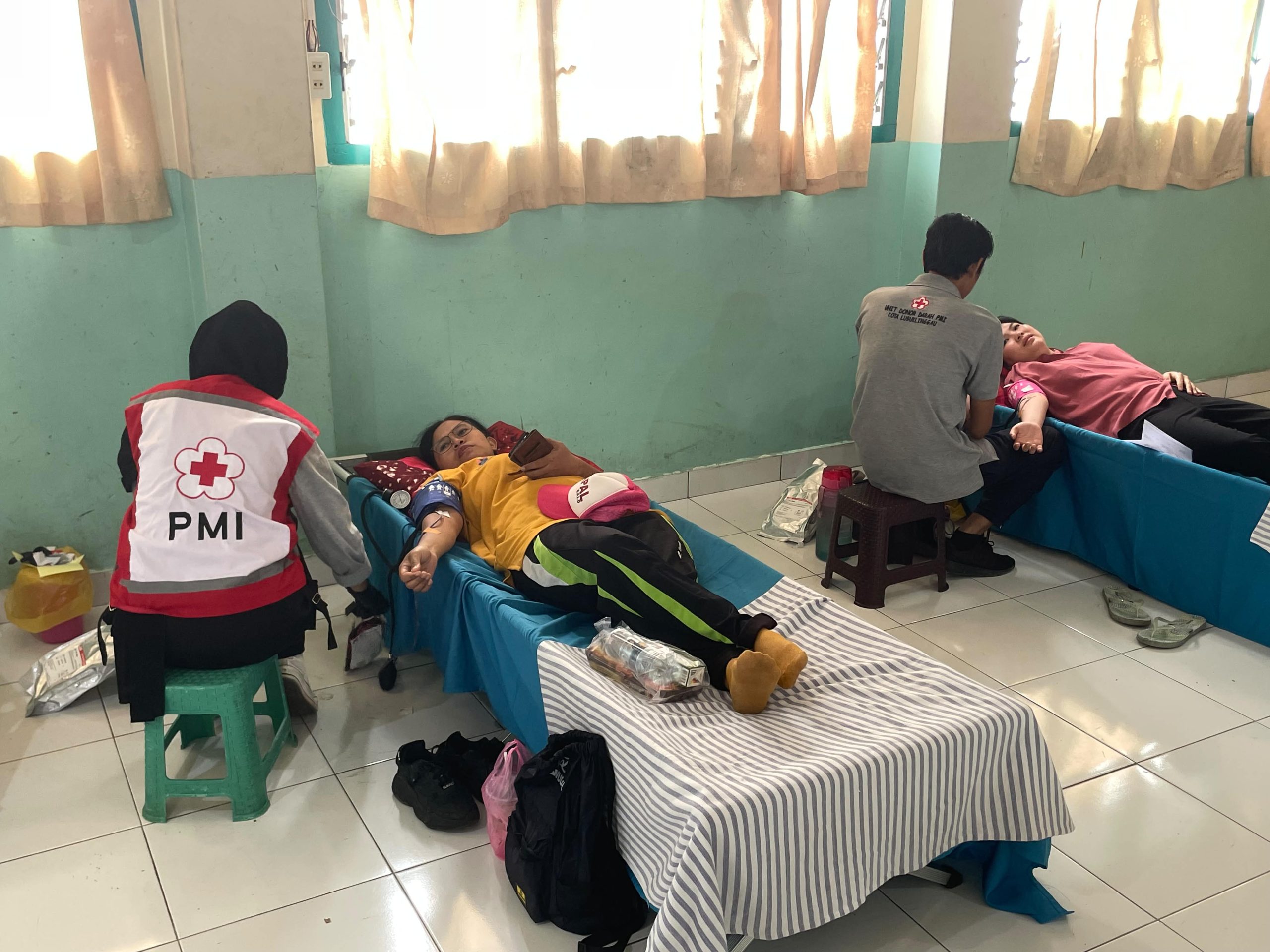 Kegiatan Donor Darah Di Xaverius Lubuk Linggau