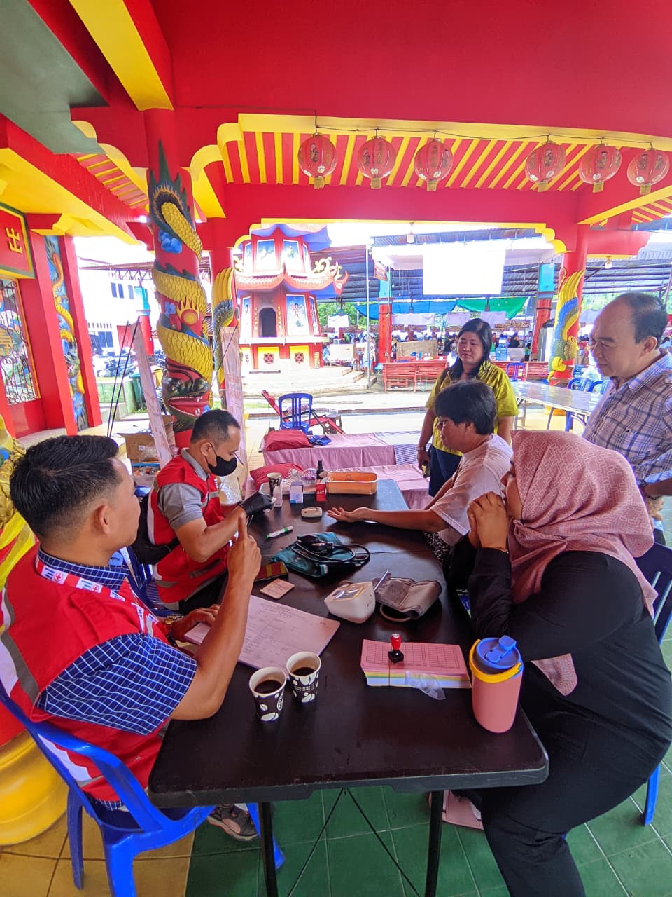 Kegiatan Donor Darah Di Klenteng