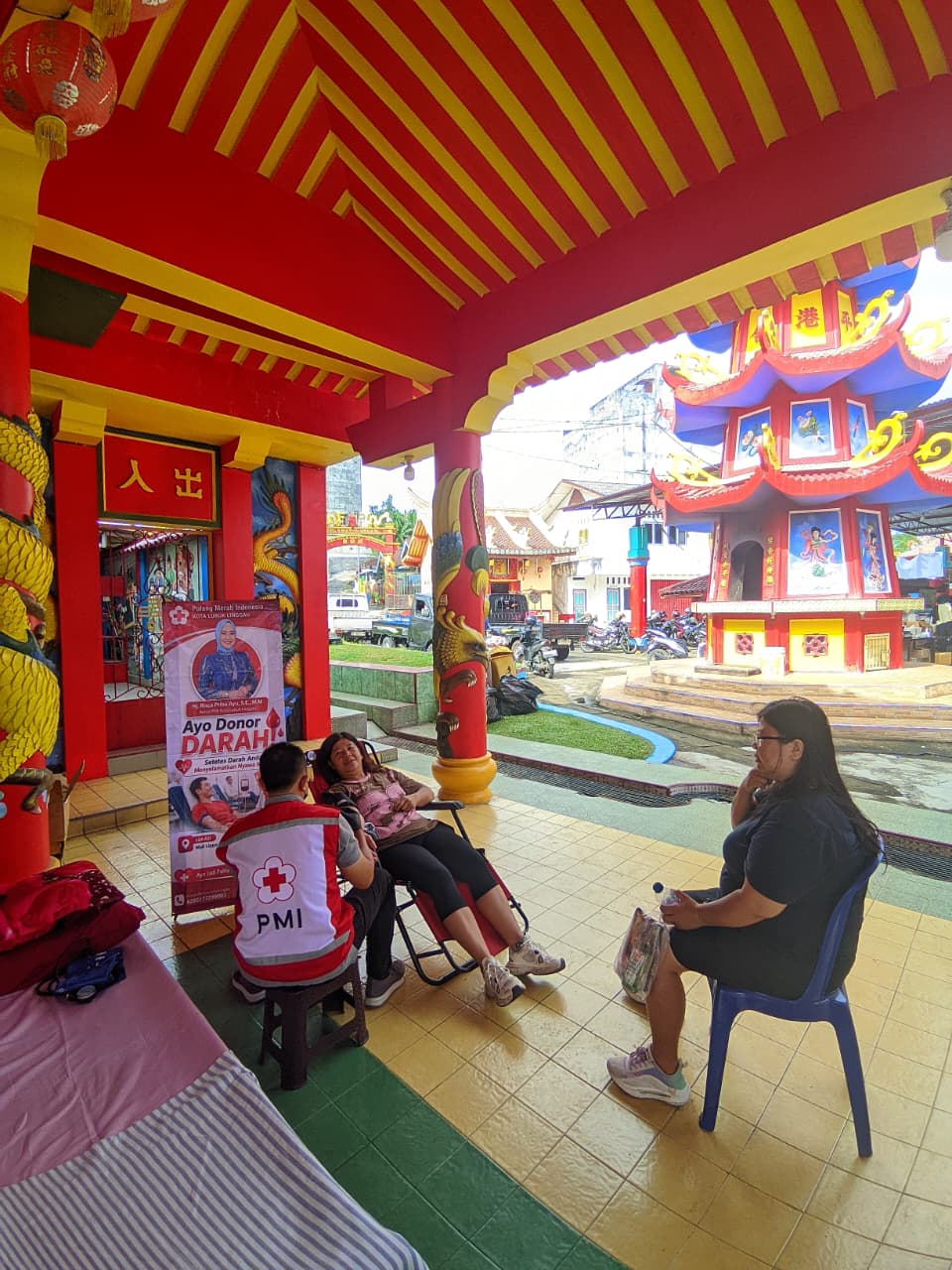 Kegiatan Donor Darah Di Klenteng