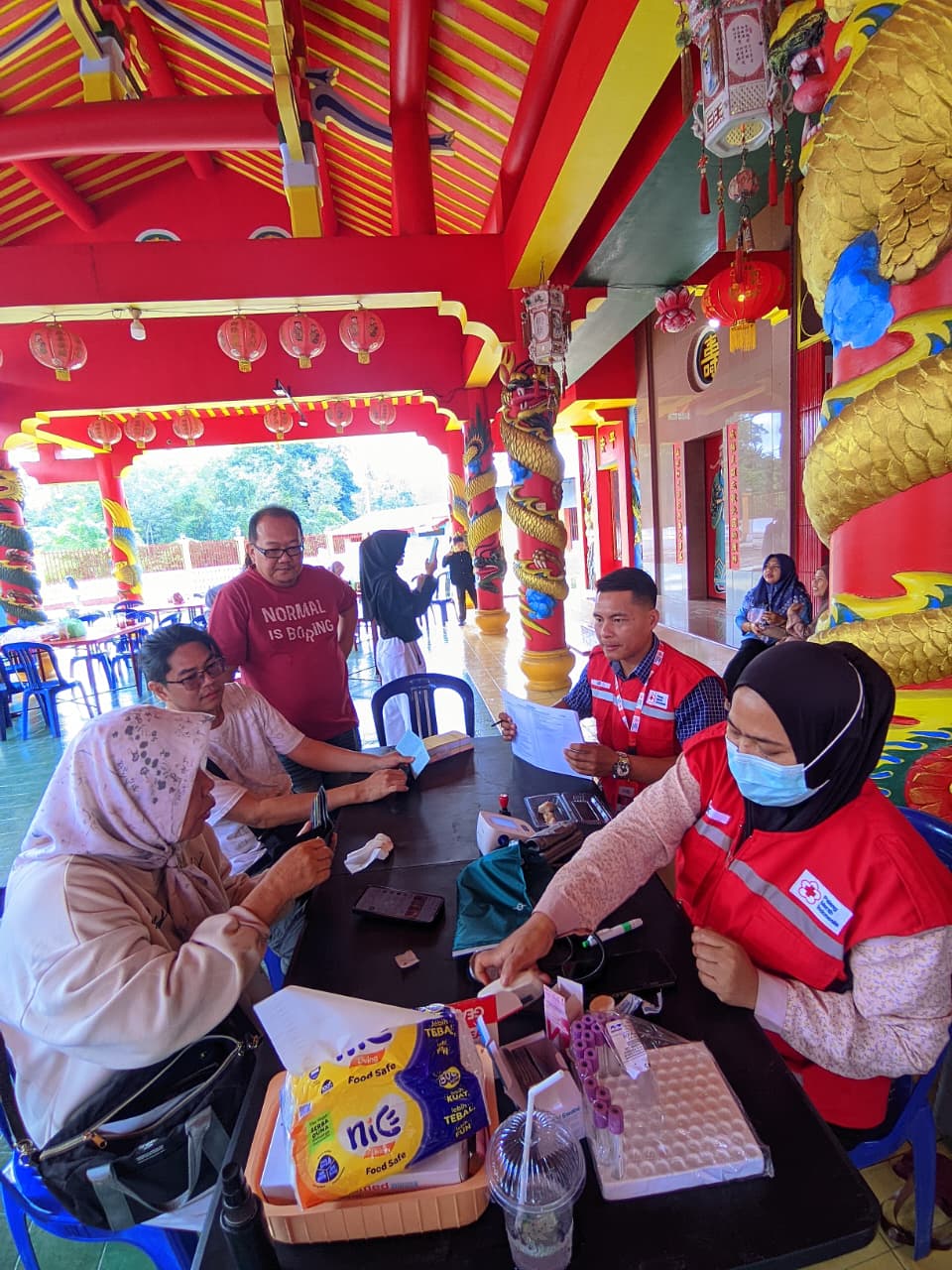 Kegiatan Donor Darah Di Klenteng