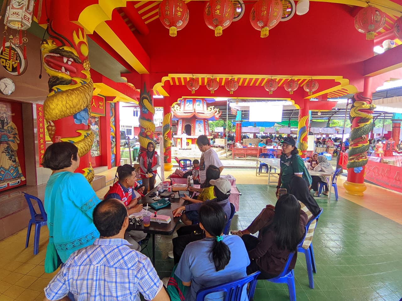 Kegiatan Donor Darah Di Klenteng