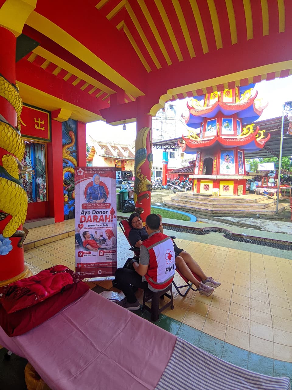 Kegiatan Donor Darah Di Klenteng
